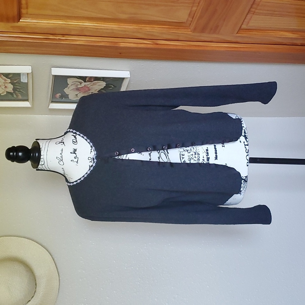 Xhilaration Cardigan Sweater Charcoal Gray SIZE XL - Picture 9 of 9